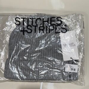 Stitches + Stripes Felix Beanie in Heather Grey